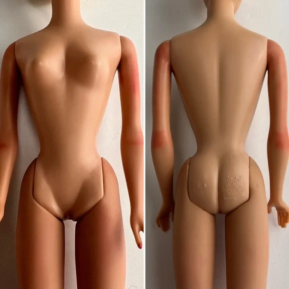 Vintage Barbie Blonde Bubble Cut Barbie Doll